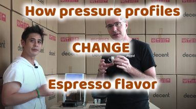 How pressure profiling changes Espresso flavor